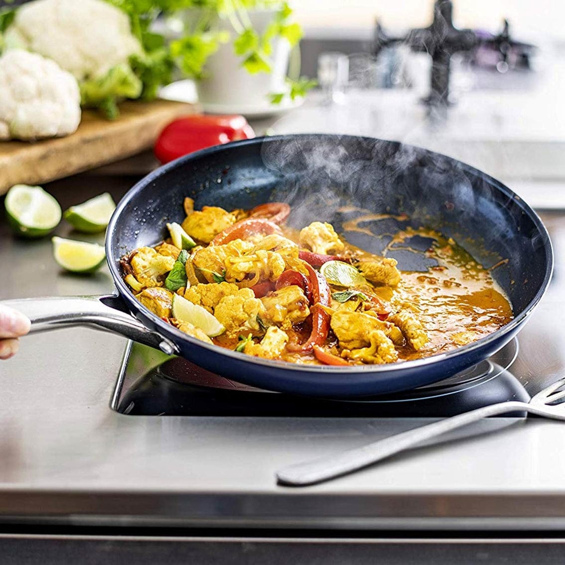 The Blue Diamond 8-Inch Nonstick Skillet Is on Sale At