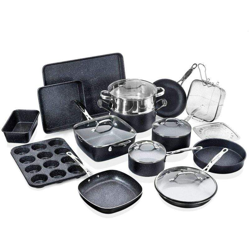 Granitestone 20 Piece Aluminum Non Stick Cookware & Bakeware Set