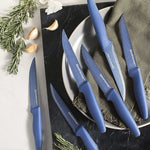 Granitestone Serrated Steak Knives - 6 Piece - Blue